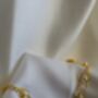 Pearl Woven Adjustable Chain Bracelet In 16k Gold Vermeil On Sterling Silver, Dainty Chain, thumbnail 1 of 10