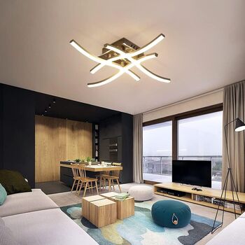 LED Ceiling Lights, Modern Dimmable Light With Remote, 8 of 12