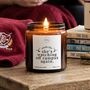 Watching Off Campus Again Candle, Hockey Romance Gifts, thumbnail 1 of 12