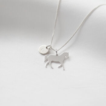 Sterling Silver Horse Necklace, Equestrian Gifts, 8 of 8