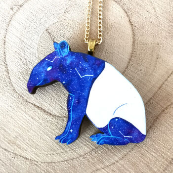 Tapir Wooden Necklace, 2 of 5