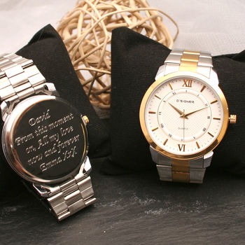 Engraved His And Hers Wrist Watches, 4 of 9