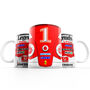 Michael Schumacher F2004 Formula Racing Car Mug, thumbnail 3 of 3