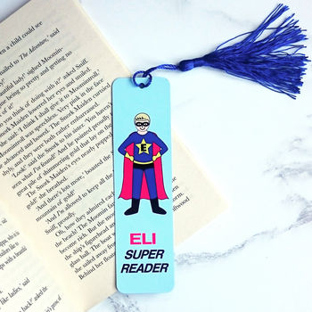 Design Your Own Superboy Bookmark Gift For Boy, 3 of 4