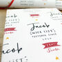Personalised Nice List, Christmas Wrapping Paper, thumbnail 4 of 5