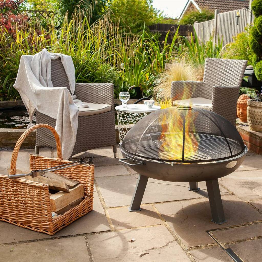 Fire Pit, Grill And Dome Set, 1 of 6