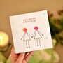 Personalised First Christmas Mrs And Mrs Couple Card, thumbnail 3 of 3