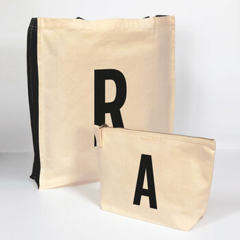 Personalised Monogram Tote Bag, 4 of 6