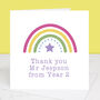 End Of Term Rainbow Thank You Card, thumbnail 4 of 6