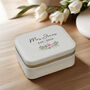 Personalised Wedding Travel Jewellery Box, thumbnail 1 of 5