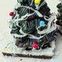 Hand Painted Belgian Dark Chocolate Christmas Tree, thumbnail 3 of 6