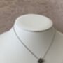 Single Silver Clover Necklace, thumbnail 3 of 4