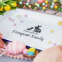 Personalised Family Easter Enamel Serving Tray, thumbnail 2 of 5