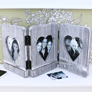 Personalised Wooden Heart Photo Frame, 4 of 4