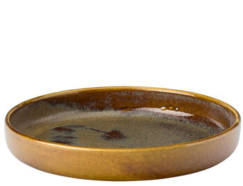 Rich Toffee Coloured Dining Plates, 2 of 7