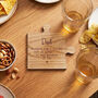 Personalised Fathers Day Wooden Coaster Gift, thumbnail 3 of 5