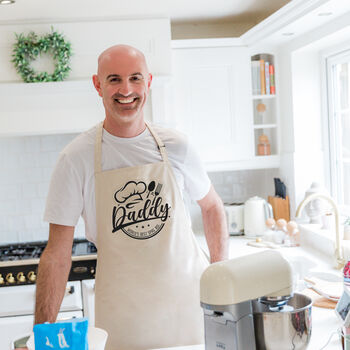Personalised World's Best Choose Your Own Tagline Father's Day Daddy Apron, 2 of 3