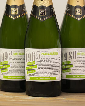 Year To Remember Personalised Champagne, 2 of 4