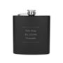 Graduation Personalised Name And Letters Hip Flask, thumbnail 9 of 9