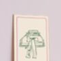 Just Married Personalised Wedding Gift Print, thumbnail 1 of 4