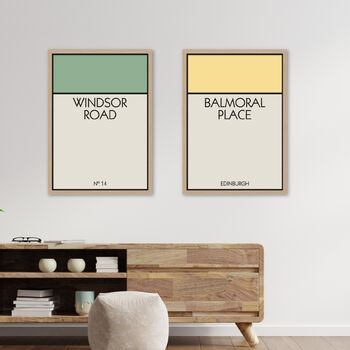 Personalised Monopoly Street Print | New Home Gift, 3 of 9