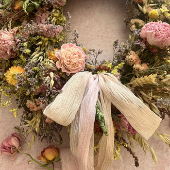 Wildflower Dried Flower Wreath, 5 of 8