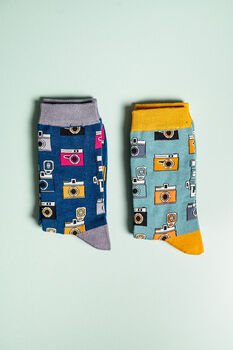 Camera Bamboo Socks, 4 of 4