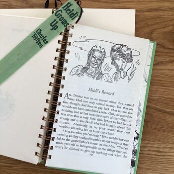 'Heidi Grows Up' Upcycled Notebook, 4 of 6