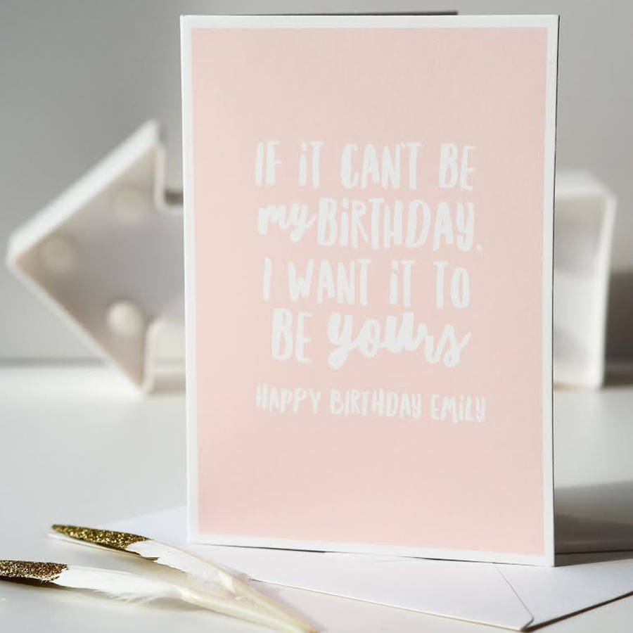 Personalised Happy Birthday Card By Sweetlove Press ...