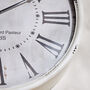 Pasteur Vintage Style Wall Clock, thumbnail 6 of 7