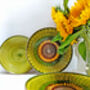 Xl Green Sunflower Platter, thumbnail 2 of 9