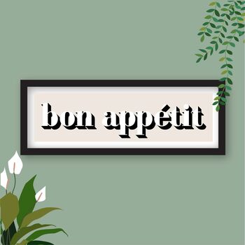Framed Bon Appetit Print, 10 of 10