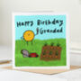 'Grandad Gardening' Birthday Card, thumbnail 1 of 2