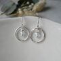 Sky Blue Topaz Circle Earrings, thumbnail 1 of 4