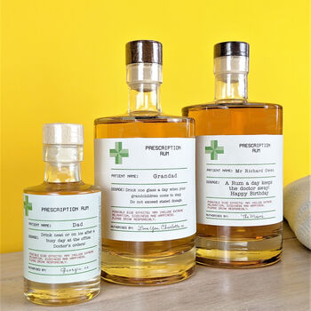 Personalised Prescription Design Spiced Rum Liqueur, 4 of 4