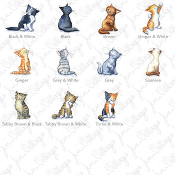 Cat Breed Purrfect Ceramic Heart, 6 of 7