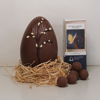 Milk Chocolate Pussy Willow Easter Egg, 4 of 5