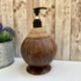 Natural Coconut Shell Soap And Lotion Dispenser, thumbnail 3 of 11