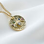 Nazar Evil Eye Protective 18ct Gold Plated Necklace, thumbnail 4 of 9