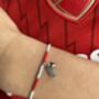 Arsenal Afc Bead Bracelet With Heart Charm, thumbnail 4 of 4