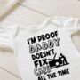 Pregnancy Announcement Vest | I’m Proof Daddy Doesn’t, thumbnail 2 of 9