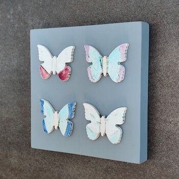Small 3D Butterflies Wall Hanging Picture, 2 of 6