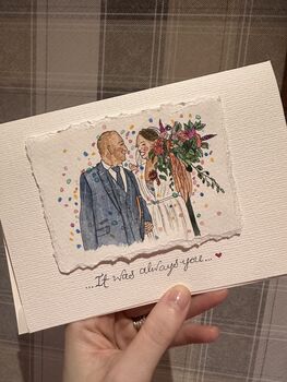 A5 Personalised Valentines Day Illustrated Card, 5 of 12
