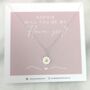 Sterling Silver Flower Girl Necklace Wedding Gift Set, thumbnail 4 of 7