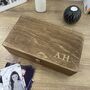 Carved Initials Personalised Memory Box, thumbnail 6 of 9
