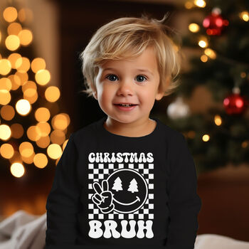 Childrens Christmas Bruh Festive Jumper, 3 of 3