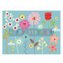 Mini Floral Happy Birthday Card, thumbnail 4 of 5