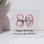 Personalised Birthday Glass Square Block, thumbnail 6 of 6