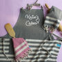 Personalised Cotton Apron And Cotton Tea Towel, thumbnail 5 of 12