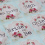 Floral Doily Hen Party Sticker Sheet, thumbnail 3 of 5
